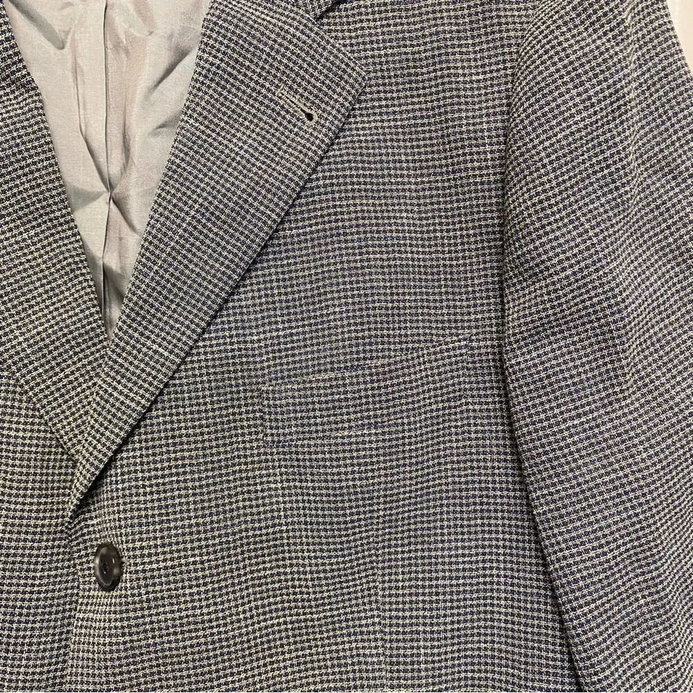 Hugo Boss Men’s Sports Coat Blazer Jacket Size 42R Virgin Wool Linen Blend